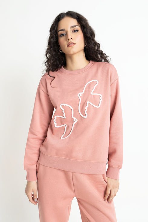 The Oversized Terracotta Sweatshirt